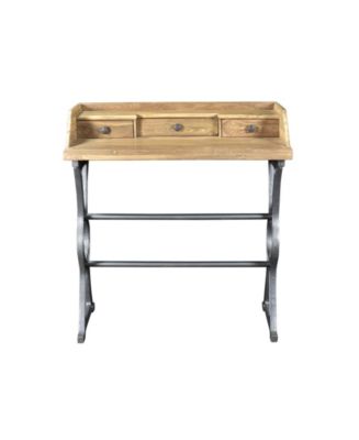 Colt Industrial Teak Desk - Macy's