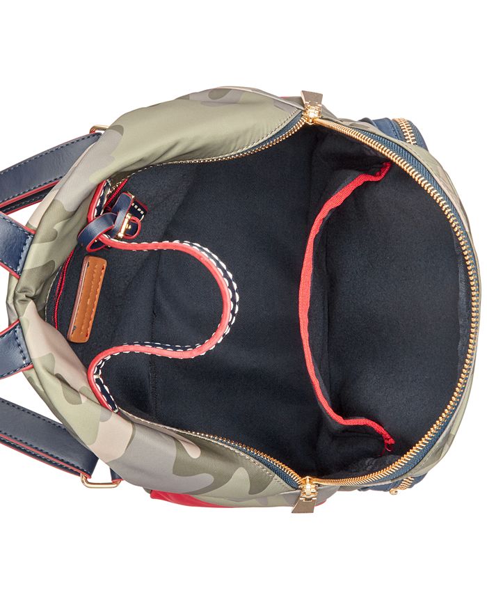 Tommy Hilfiger Julia Dome Camo Colorblock Backpack Macy's