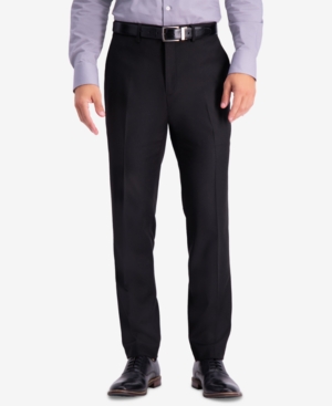 image of Kenneth Cole Reaction Men-s Slim-Fit Stretch Premium Textured Weave Dress Pants