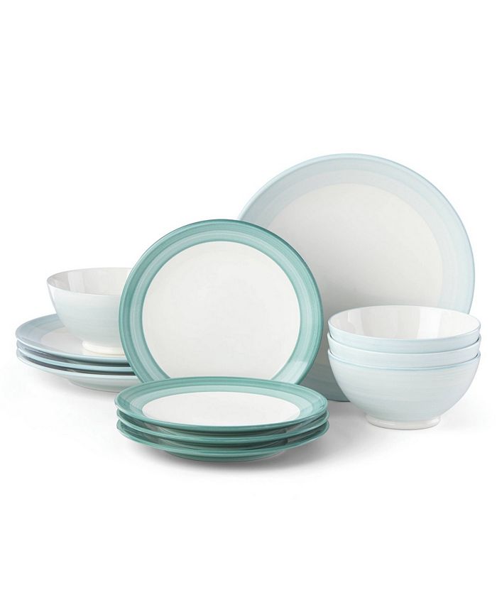 kate spade new york Charles Lane 12Piece Dinnerware Set, Service for 4