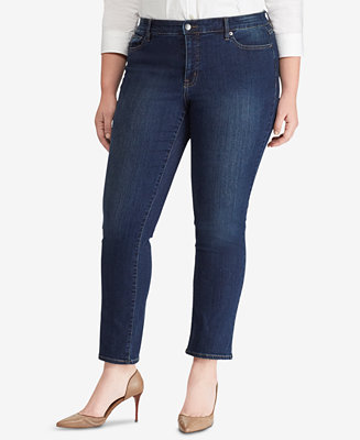 Lauren Ralph Lauren Plus Size Modern Straight Curvy Jeans - Macy's