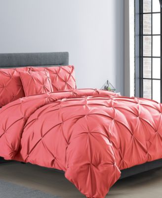 Carmen Pintuck 4 Piece Comforter Set, Queen