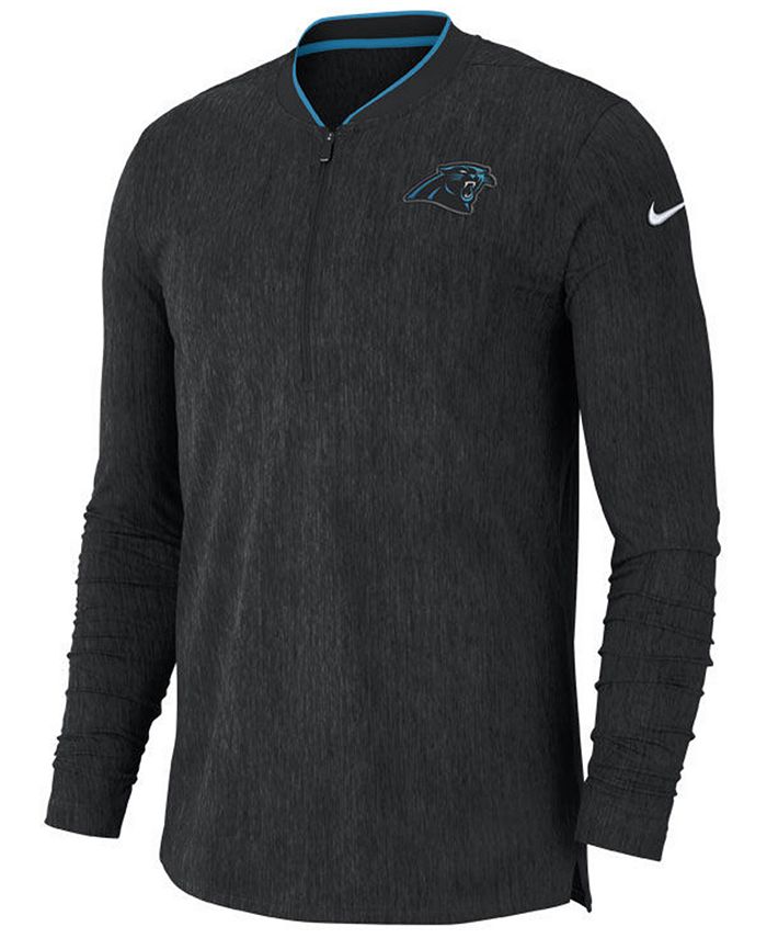 Nike Men's Carolina Panthers Coaches Quarter-Zip Pullover - Macy's