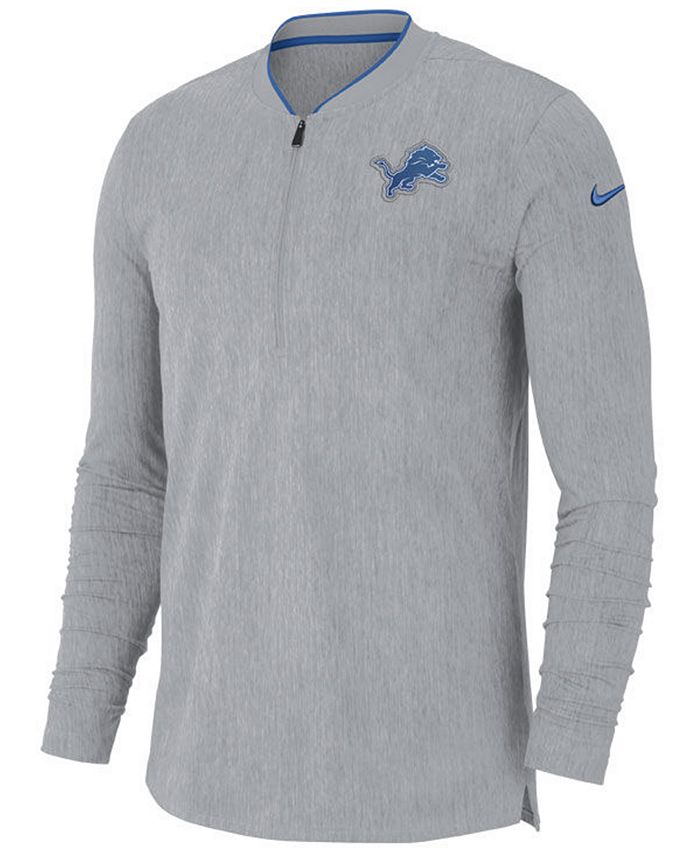 Nike Men's Detroit Lions Coaches QuarterZip Pullover Macy's
