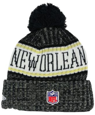 New Era Knit Onf18 Sport New Orleans Saints Beanie - Officiële NFL Sideline Muts