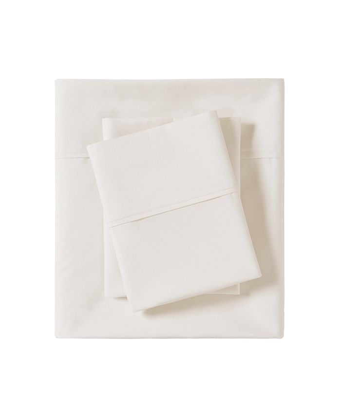 Madison Park Peached Cotton Percale 4Pc. Sheet Set, California King