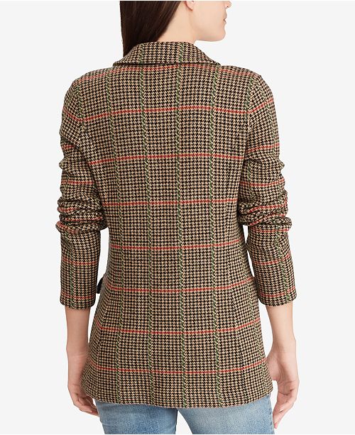 Lauren Ralph Lauren Plaid Blazer & Reviews Jackets & Blazers Women