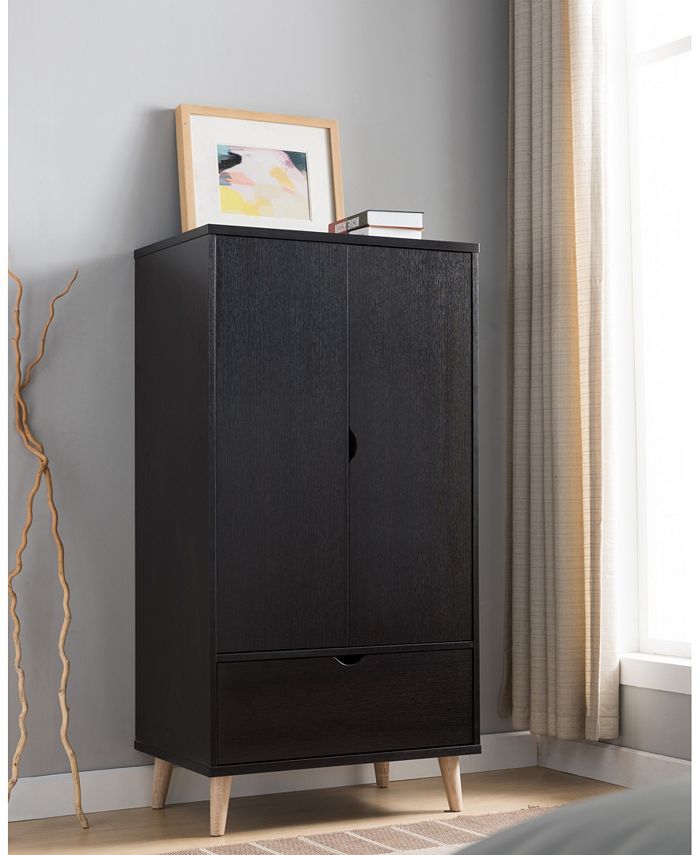 Furniture of America Massenburg II Modern Wardrobe Armoire Macy's