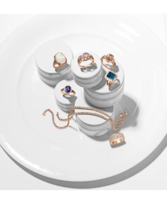 Chocolatier&reg; Blueberry Tanzanite (2-1/2 ct. t.w.) & Diamond (3/8 ct. t.w.) Ring in 14k Rose Gold