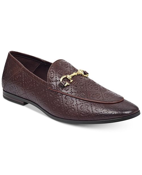GUESS Men's Edwin Patterned Loafers & Reviews All Men's Shoes Men