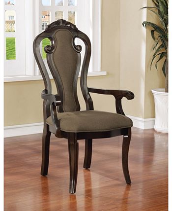 Furniture of America - Katuy Arm Chair (Set Of 2), Quick Ship