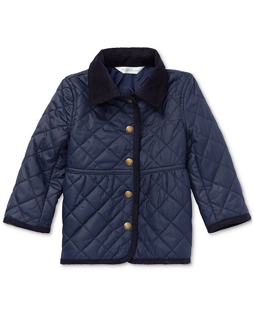 Polo Ralph Lauren Baby Girls Quilted Barn Jacket & Reviews - Coats ...