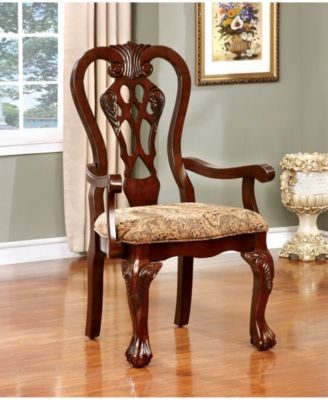 Wilson Brown Cherry Armchair (Set of 2)