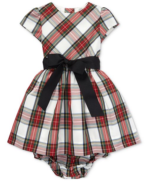 Polo Ralph Lauren Baby Girls Plaid Dress Reviews All Girls