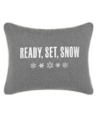 Eddie Bauer - Ready Set Snow Dark Grey Breakfast Pillow