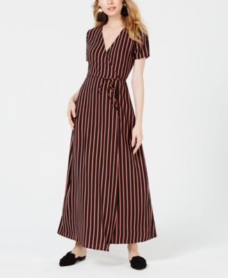 Sage The Label - Striped Wrap Dress