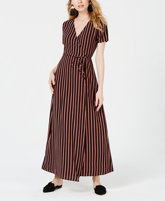 Sage The Label Striped Wrap Dress Macy's