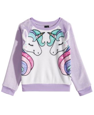 unicorn sweatshirt for little girl