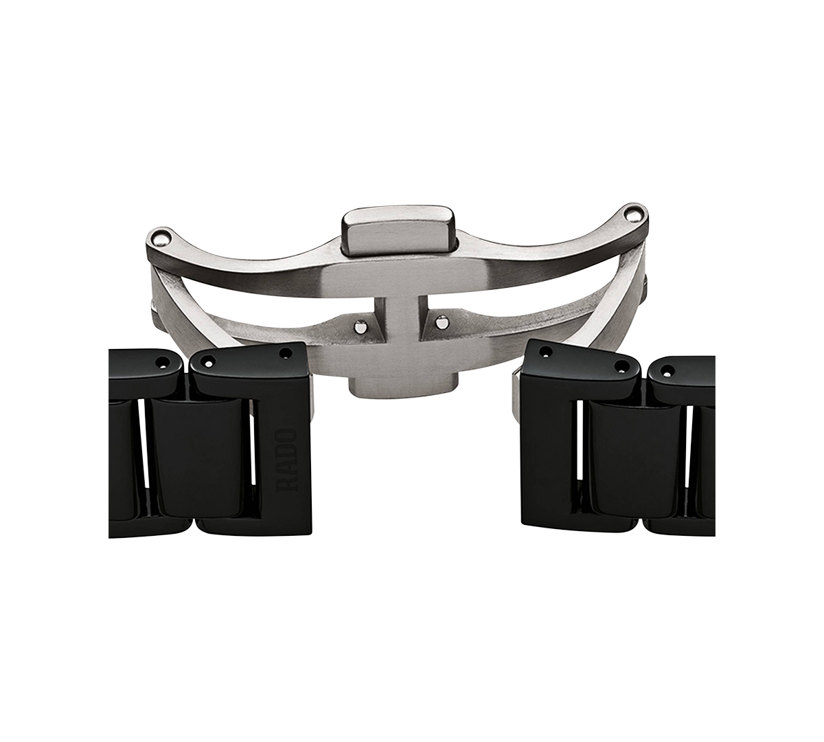 Rado Women's Swiss True Diamond Accent Black High-tech Ceramic Bracelet Watch 30mm R27059712 In No Color