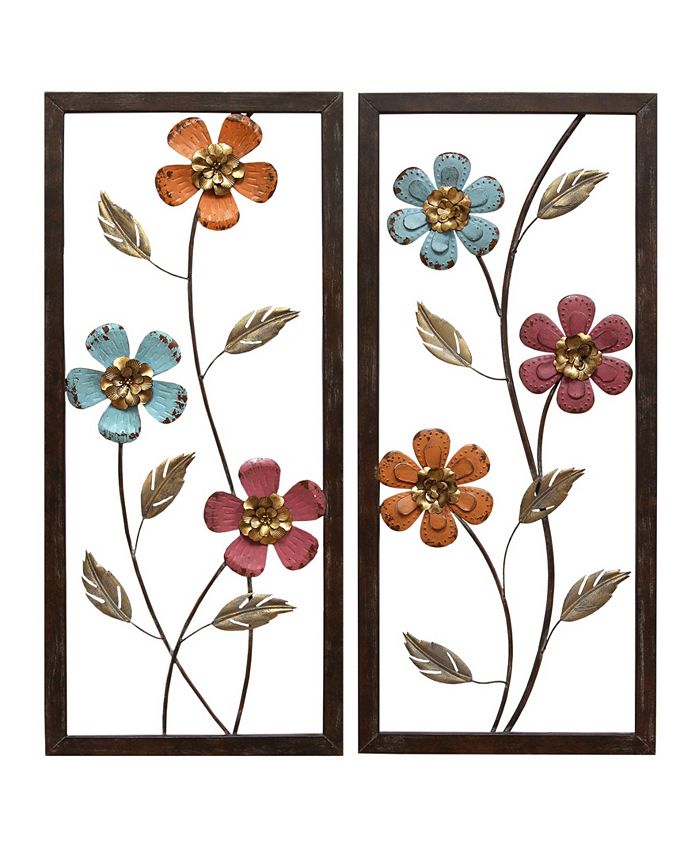 Stratton Home Décor Stratton Home Decor Floral Panel Wall Decor Macy's