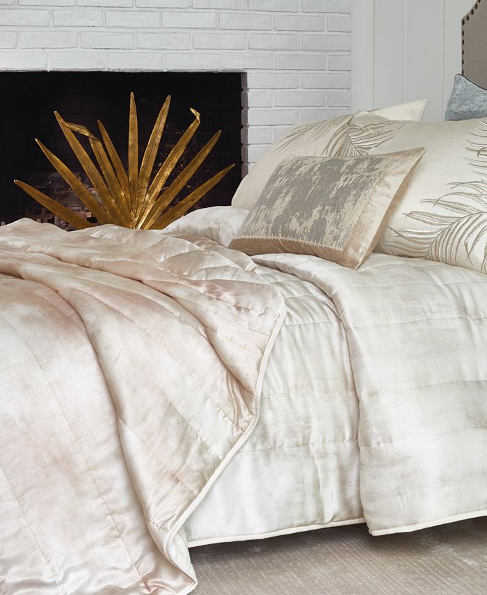 Michael Aram Blush Textured Quilt Queen Macy's