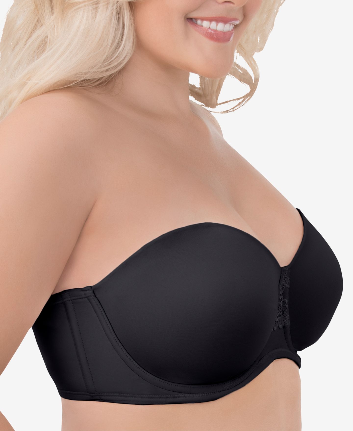 Бра Beauty Back® Fair, на косточках — Vanity Fair Lingerie, цвет: Полуночный чёрный — фото 7