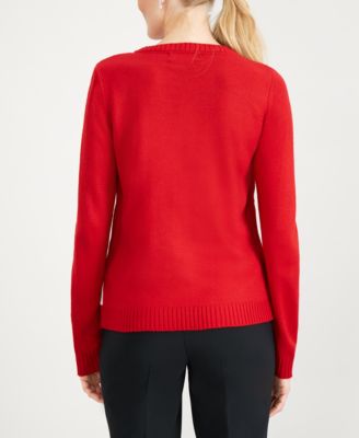 Karen Scott Christmas Santa Sweater, Created for Macy's 