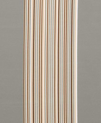 Lush Decor Julia Stripe Light Filtering Window Curtain Panels Pair 52"W x 84"L Red - Striped Curtains for Bedroom - Living Room Curtains