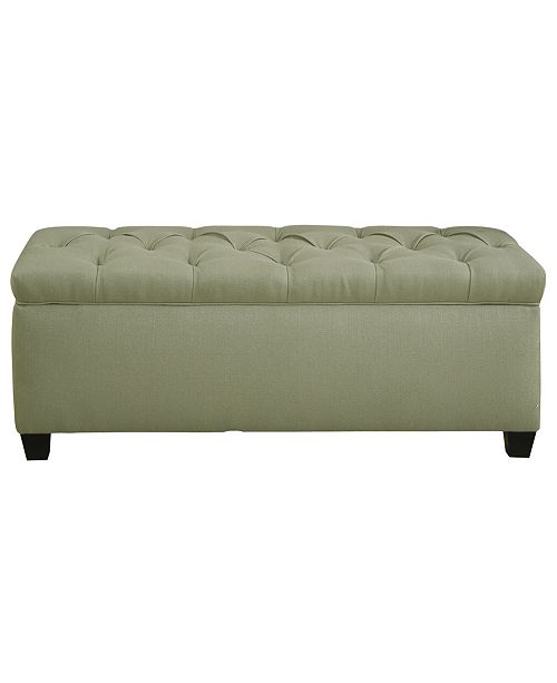 Mjl Furniture Designs The Sole Secret Shoe Storage Bench Candice Seafoam Small Reviews Furniture Macy S