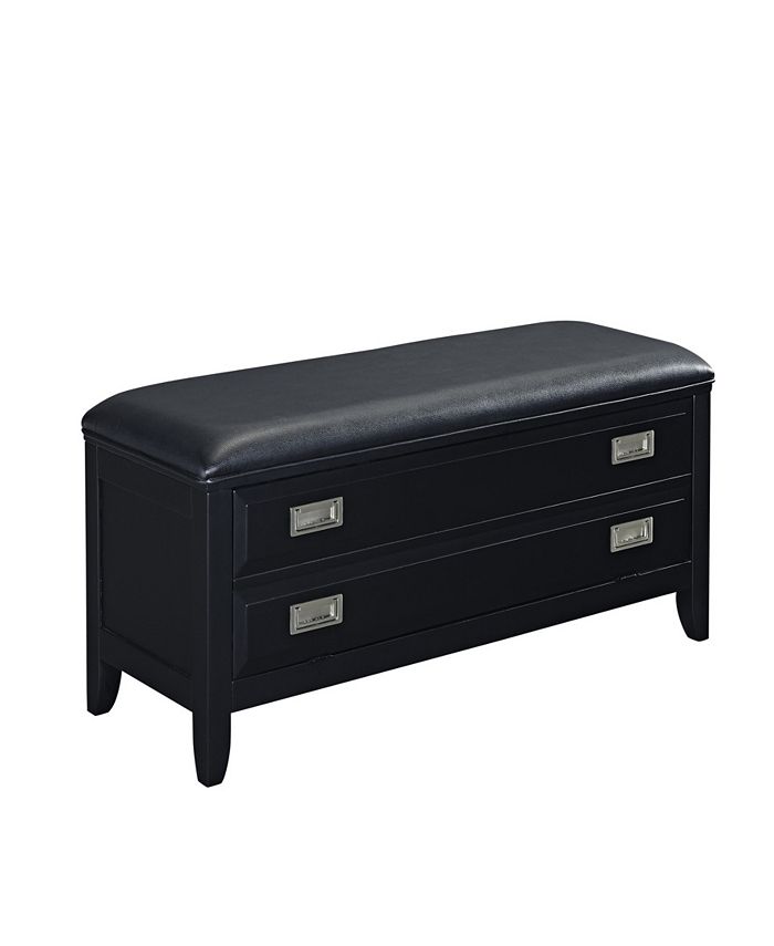 Home Styles Prescott Upholstered Storage Bench Macy's