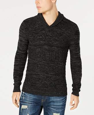 American Rag Men's Jacquard Shawl-Collar Sweater, Created for Macy's ...