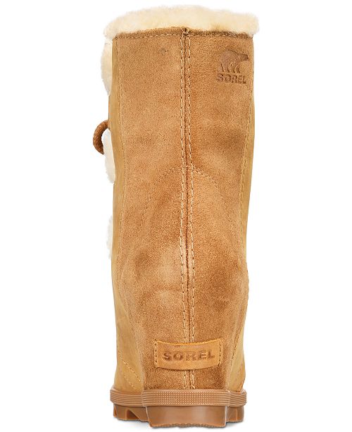 sorel women's joan of arctic wedge ii waterproof booties