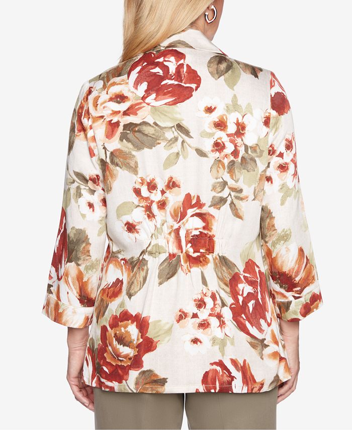 Alfred Dunner Autumn In New York Open Front Jacket Macy's