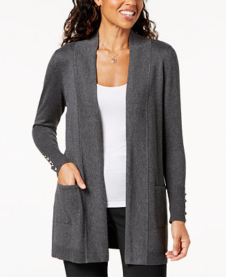 JM Collection Open-Front Cardigan, Created for Macy&#39;s & Reviews - Sweaters - Women - Macy&#39;s