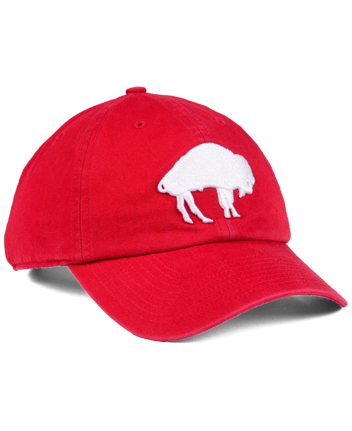 Shop 47 Brand Buffalo Bills Clean Up Strapback Cap In Red,white