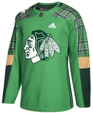 adidas Men s Chicago Blackhawks St. Patrick s Day Authentic Jersey Macy s