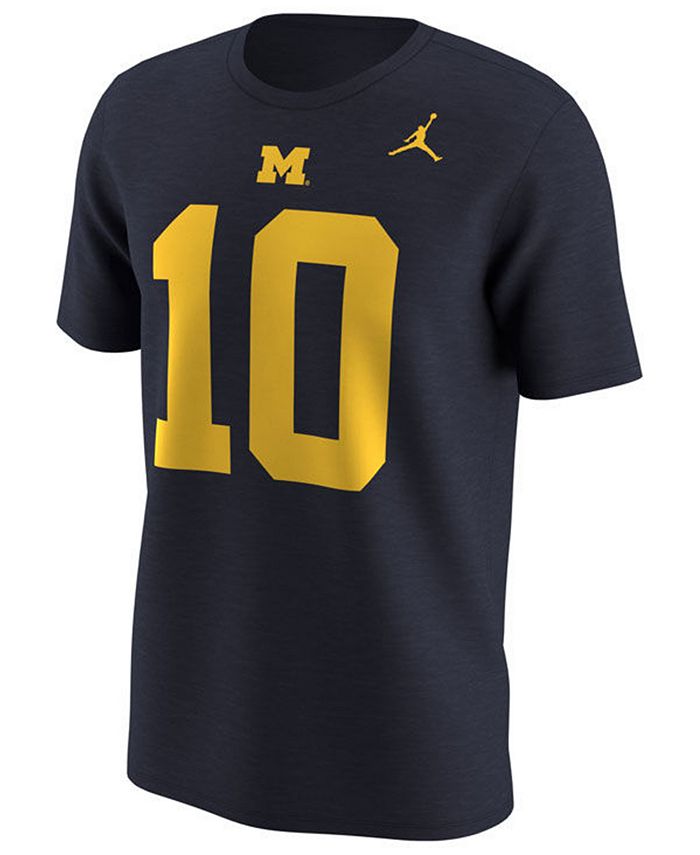 Nike Men's Tom Brady Michigan Wolverines NCAA Name and Number T-Shirt ...