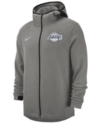 Nike Men s Los Angeles Lakers Dry Showtime Full Zip Hoodie Macy s