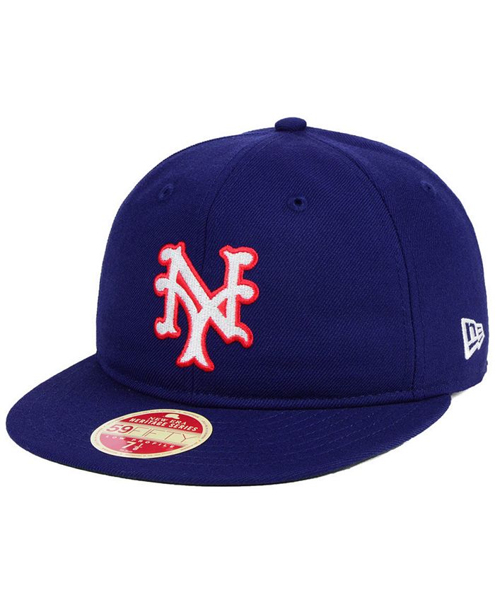 New Era New York Giants Heritage Retro Classic 59FIFTY FITTED Cap - Macy's