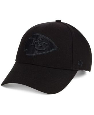 '47 Brand - Black & Black MVP Strapback Cap