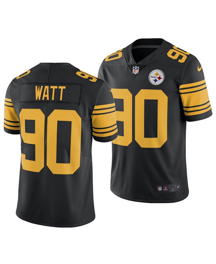 Nike Men's Pittsburgh Steelers T.J. Watt #90 White Game Jersey