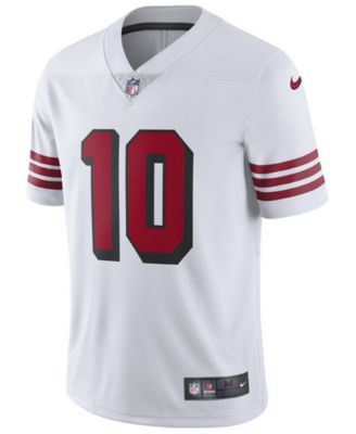 what colors are the 49ers jerseys