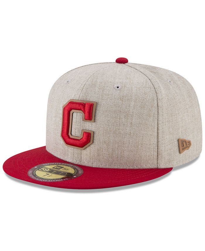 New Era Cleveland Indians Leather Ultimate Patch Collection 59FIFTY ...
