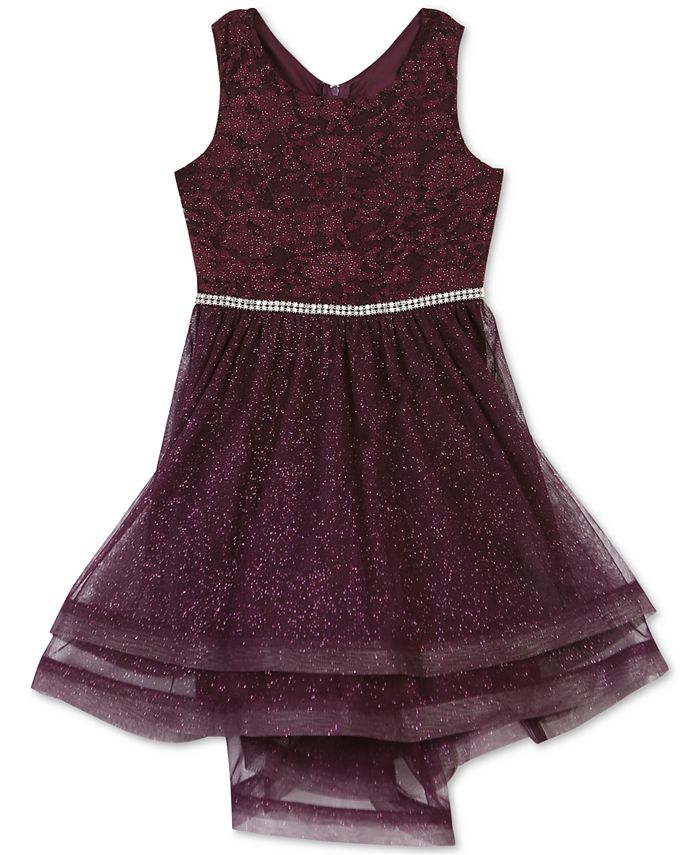 Speechless Glitter Lace Dress Bodice Dress Speechless Embellished  Sleeveless Maxi Dress