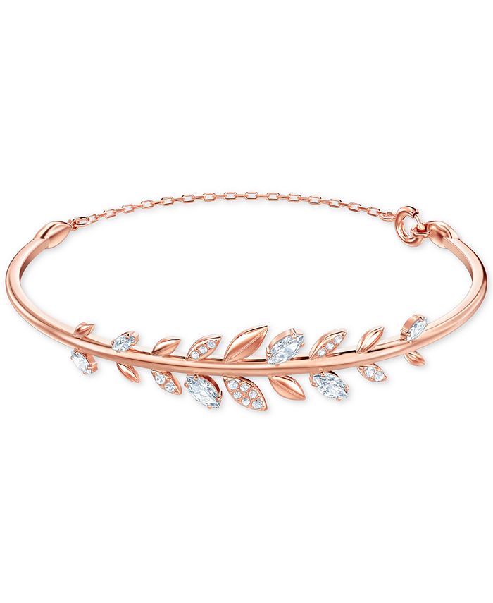 Swarovski rose gold bangle bracelet Outlet