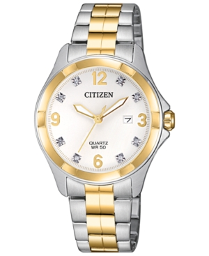 image of Citizens Women-s Quartz Two-Tone Stainless Steel Bracelet Watch 32mm
