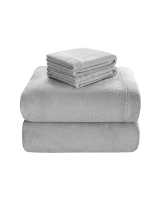Soloft Plush Micro-Fleece 3-Pc. Sheet Set, Twin