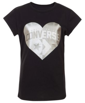 converse with heart shirt