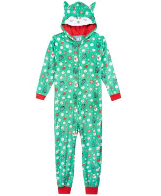 Max & Olivia - Big Girls Fox Hooded Onesie