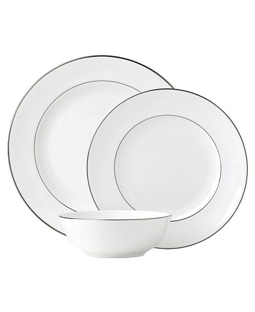 Lenox Continental Dining Platinum 3 Piece Place Setting Reviews Fine China Macy S